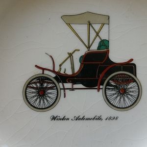 #9 MidCentury CIGAR Ashtray of Circa 1898 ANTIQUE WINSTON AUTOMOBILE MidCentury